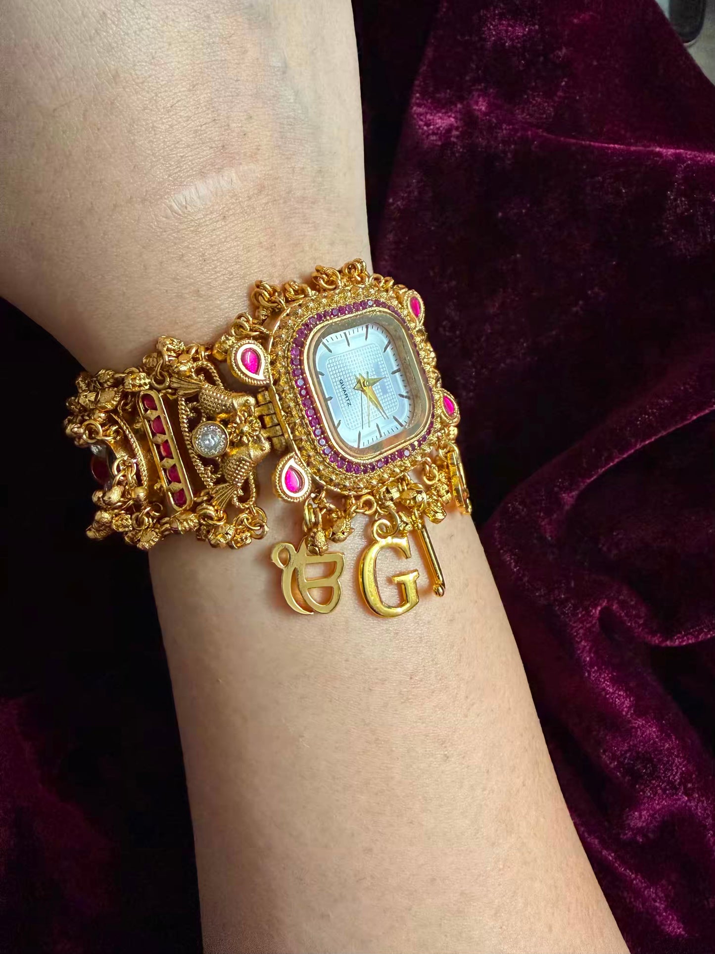 Rangrez Royale Heritage Watch Rakhi in Premium Swarovski (Free Initial)