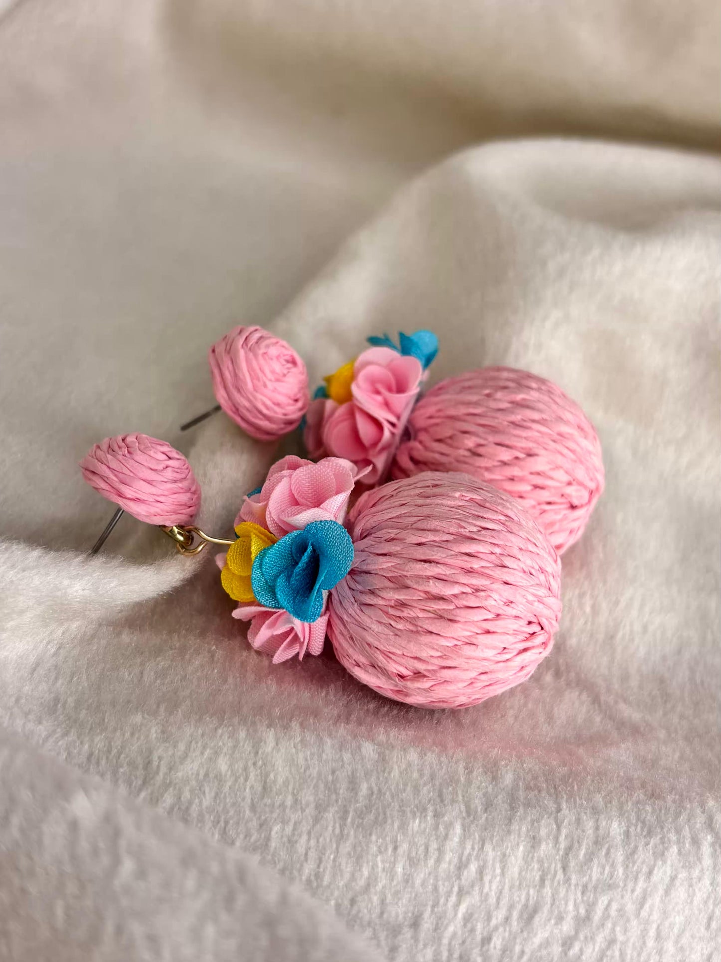 Rose Buds Earrings Silver Plated Earrings Premium Earrings