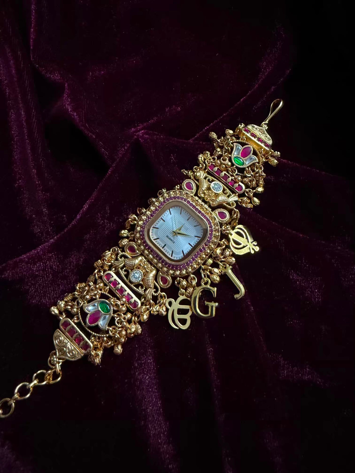 Rangrez Royale Heritage Watch Rakhi in Premium Swarovski (Free Initial)