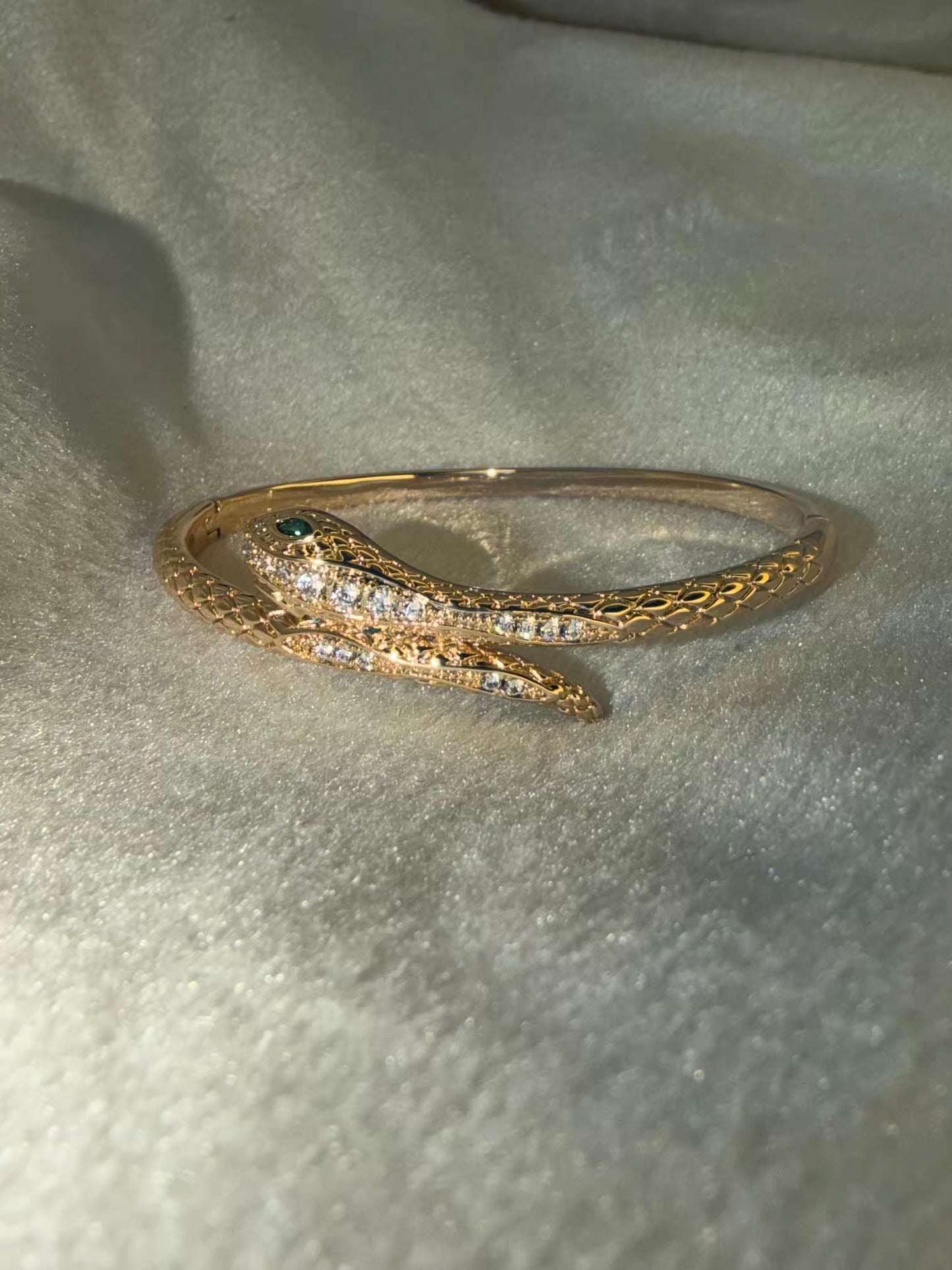 Venom Gold Panther Bangle/ Panther Kada Bangle