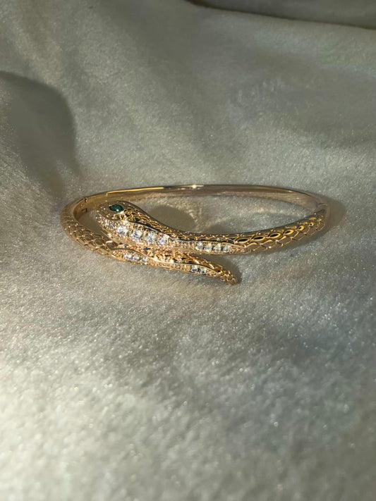 Venom Gold Panther Bangle/ Panther Kada Bangle