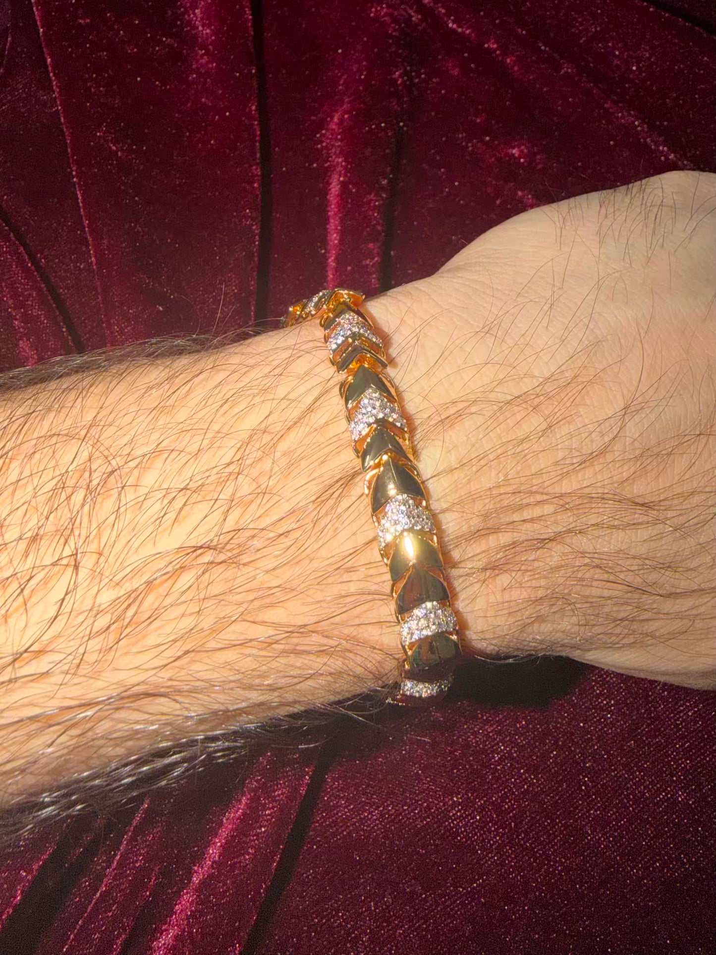 Premium Chevron Luxe Men's Rakhi Bracelet