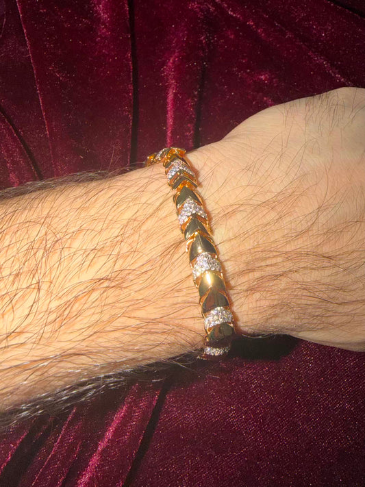 Premium Chevron Luxe Men's Rakhi Bracelet