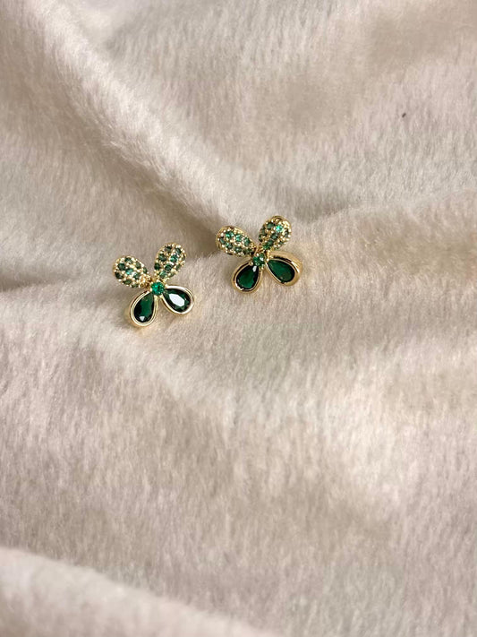 Teardrop Butterfly Earrings 18K Gold Plated Premium Earrings