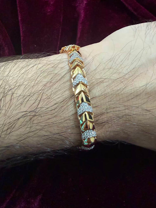 Premium Chevron Luxe Men's Rakhi Bracelet