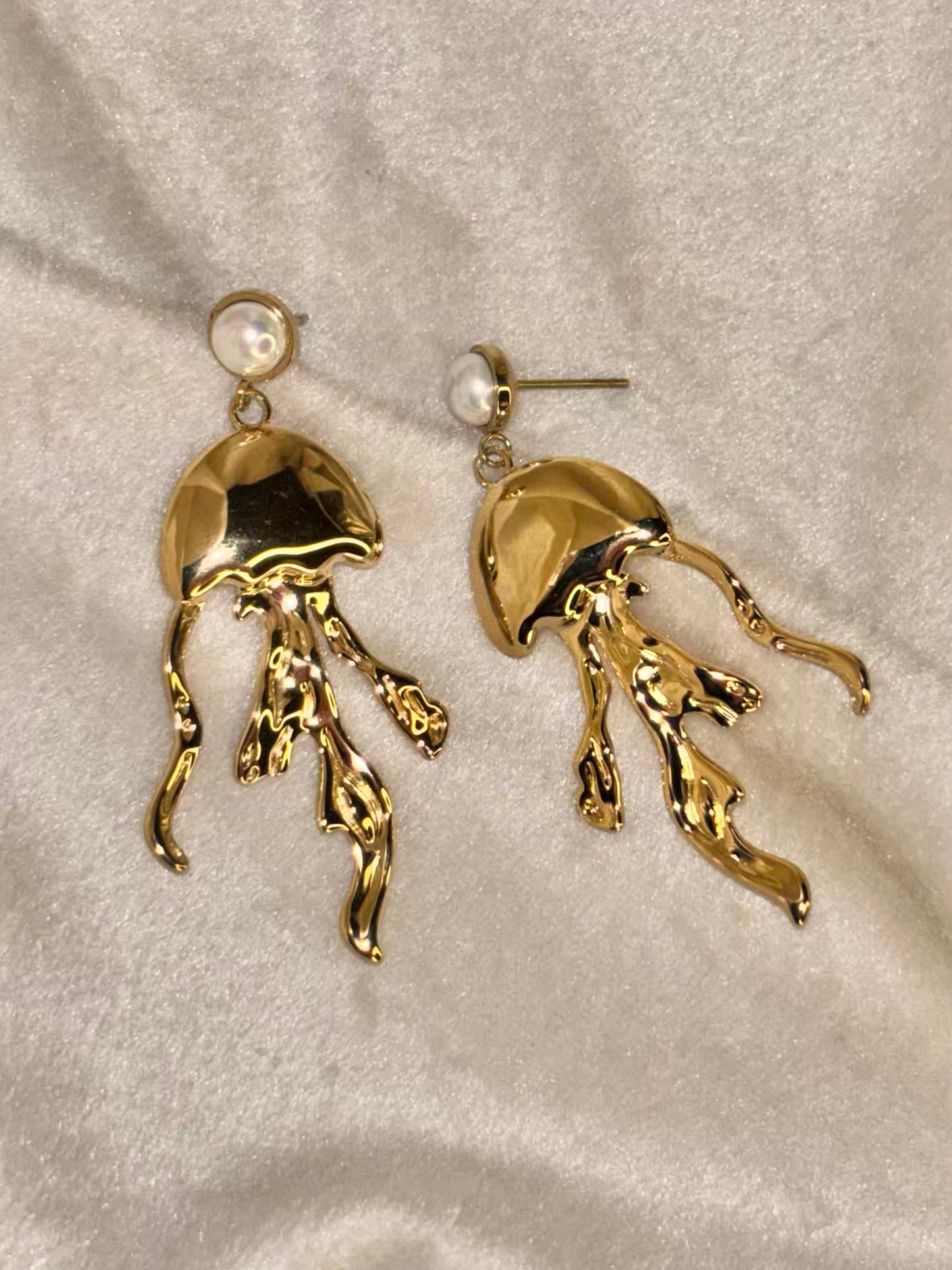 Gold Tassels Earrings 18K Gold Plated Premium Earrings