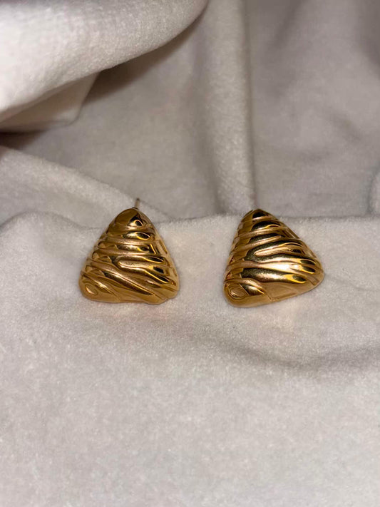 Tiny Pyre Earrings 18K Gold Plated Premium Earrings