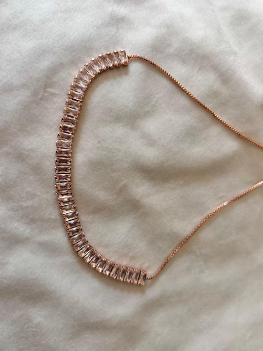 Choker Tennis Necklace 18K Gold Plated Premium Necklace
