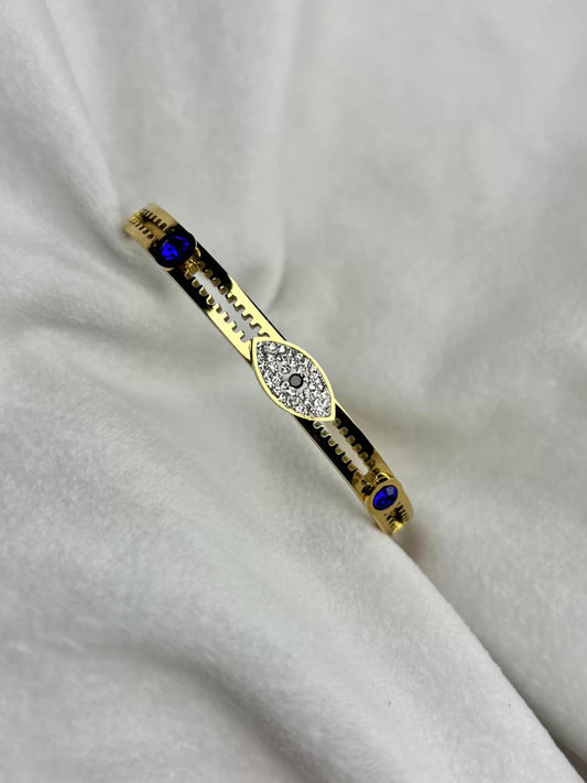 Drishti Evil Eye Kada  Premium Kada Bangle 18K Gold Plated Bangle