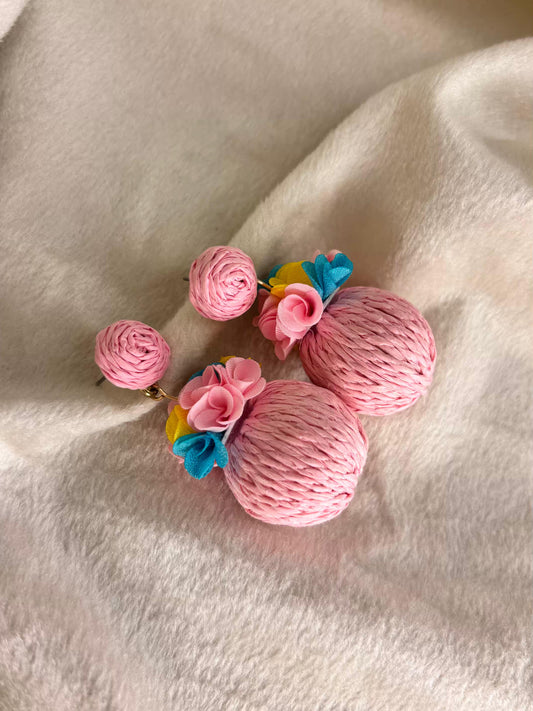 Rose Buds Earrings Silver Plated Earrings Premium Earrings