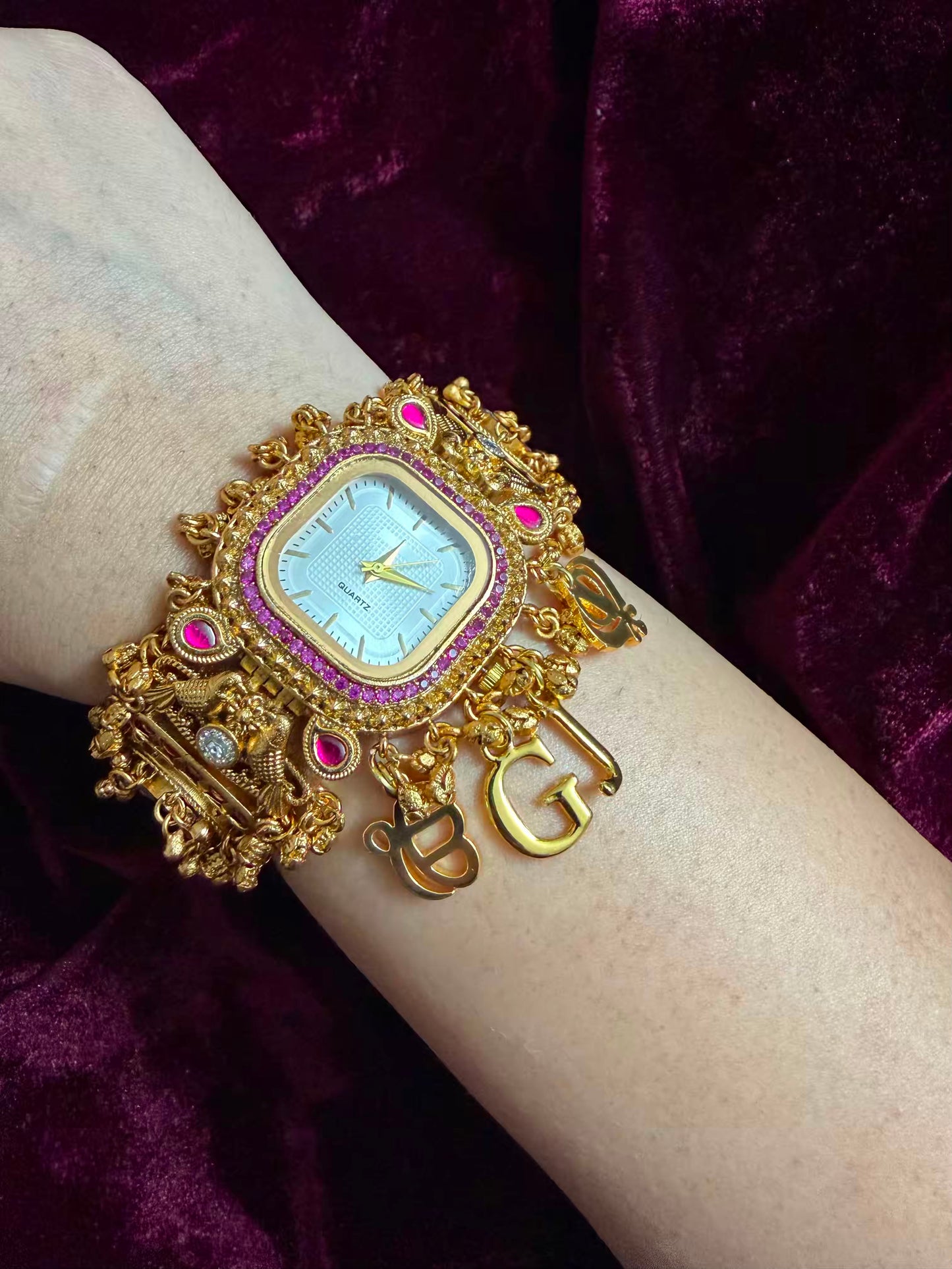 Rangrez Royale Heritage Watch Rakhi in Premium Swarovski (Free Initial)
