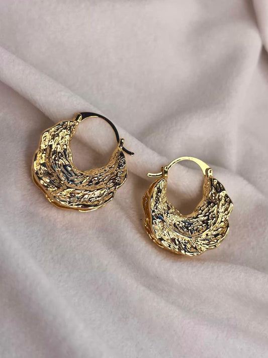 Baggy Earrings 18K Gold Plated Premium Earrings