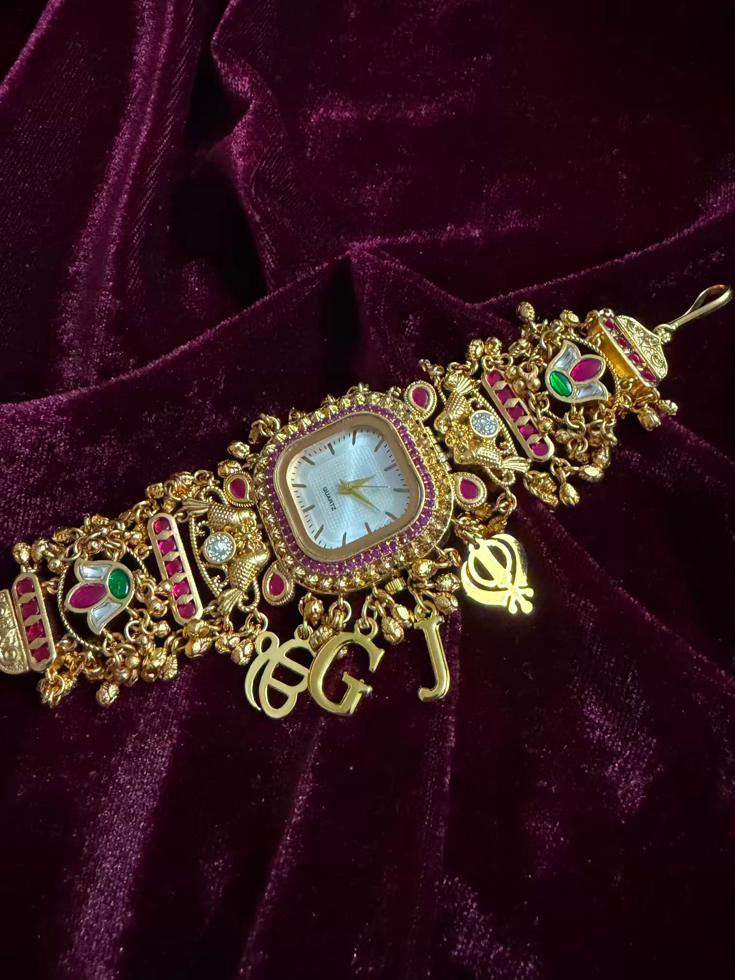 Rangrez Royale Heritage Watch Rakhi in Premium Swarovski (Free Initial)