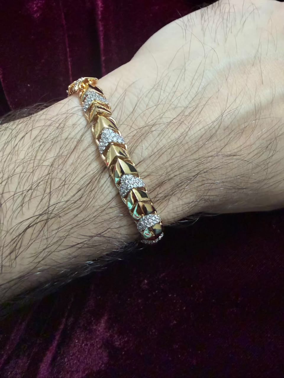 Premium Chevron Luxe Men's Rakhi Bracelet