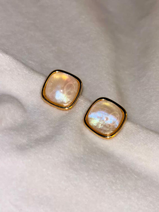 Holographic Earrings 18K Gold Plated Premium Earrings