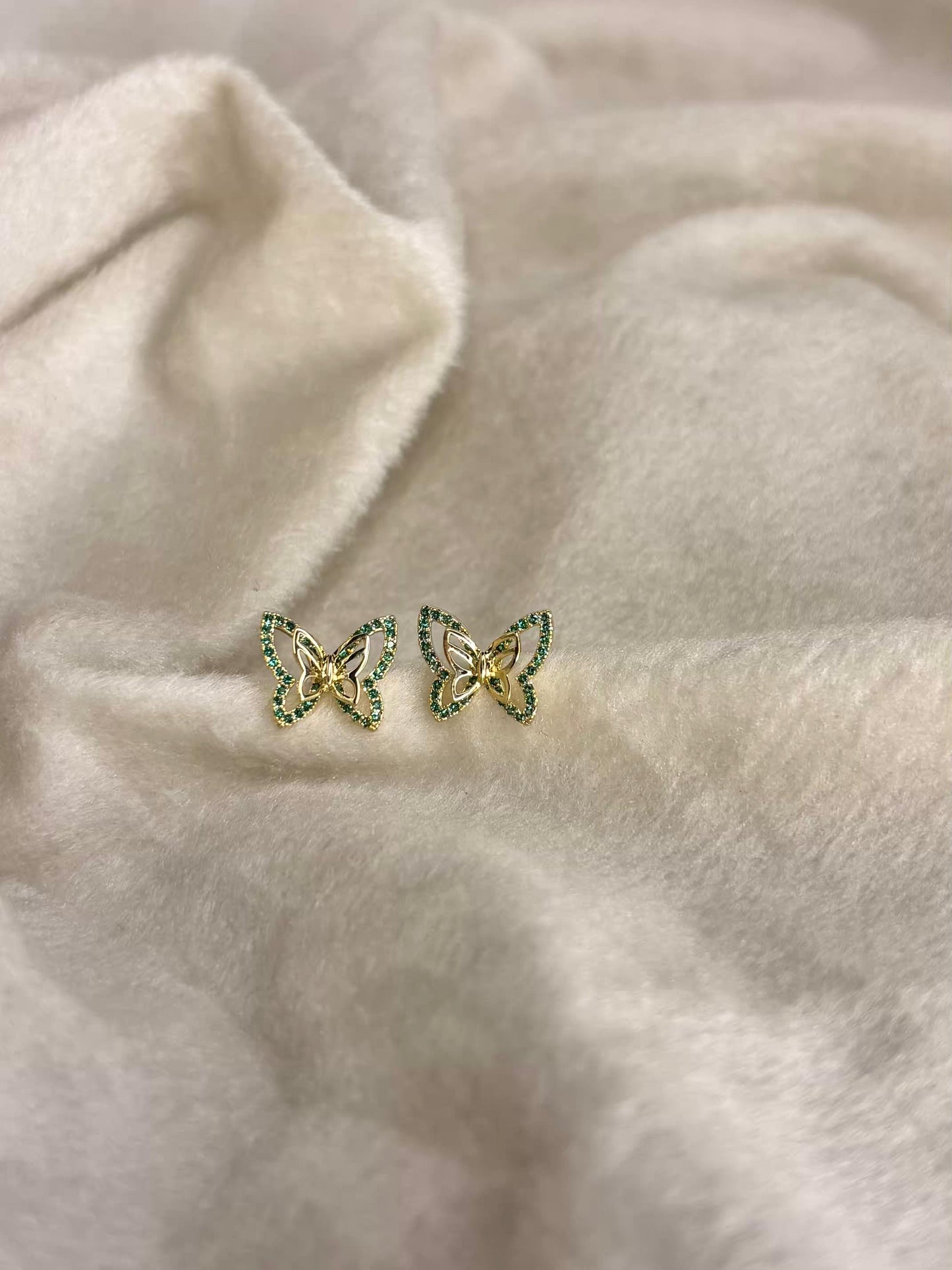 Glitter Flora Studds Earrings 18K Gold Plated Premium Earrings