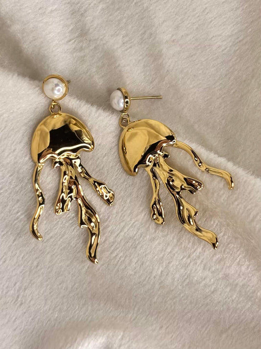 Gold Tassels Earrings 18K Gold Plated Premium Earrings
