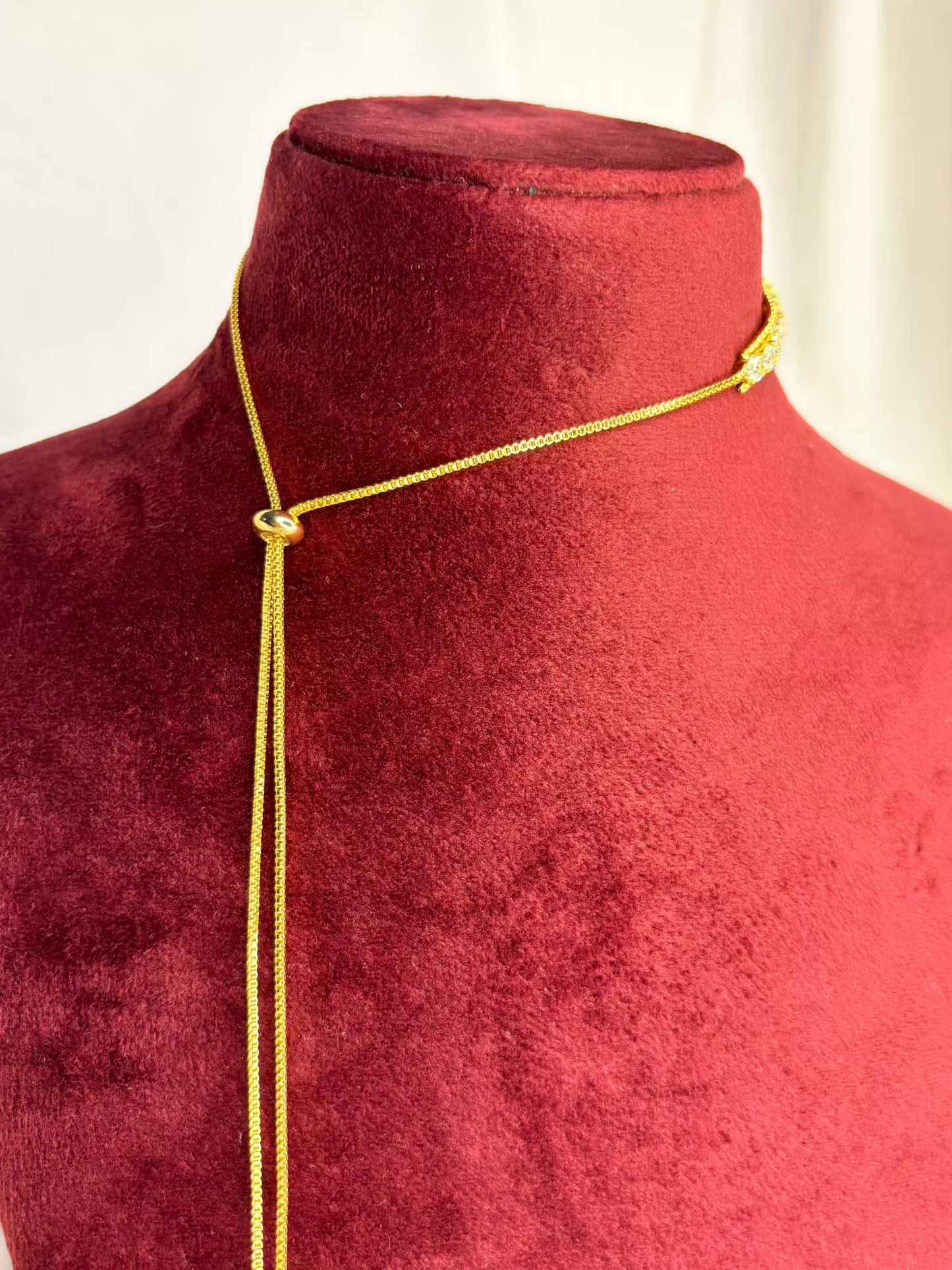Choker Tennis Necklace 18K Gold Plated Premium Necklace