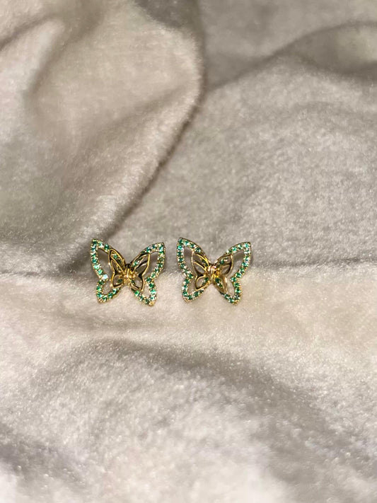 Glitter Flora Studds Earrings 18K Gold Plated Premium Earrings