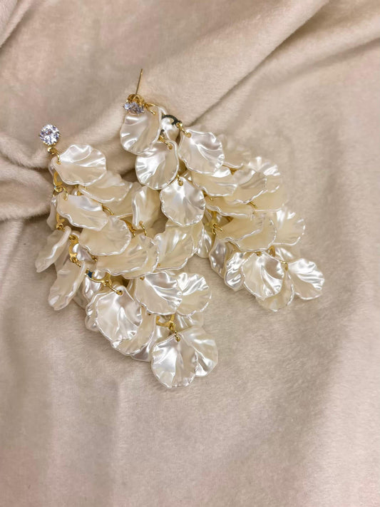 Petal Drops Earrings 18K Gold Plated Premium Earrings