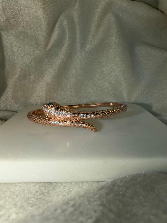 Venom Rose Gold Panther Bangle/ Panther Kada Bangle