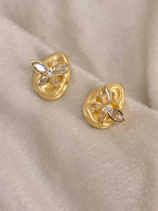 Butter Flora 18K Gold Plated Premium Earrings
