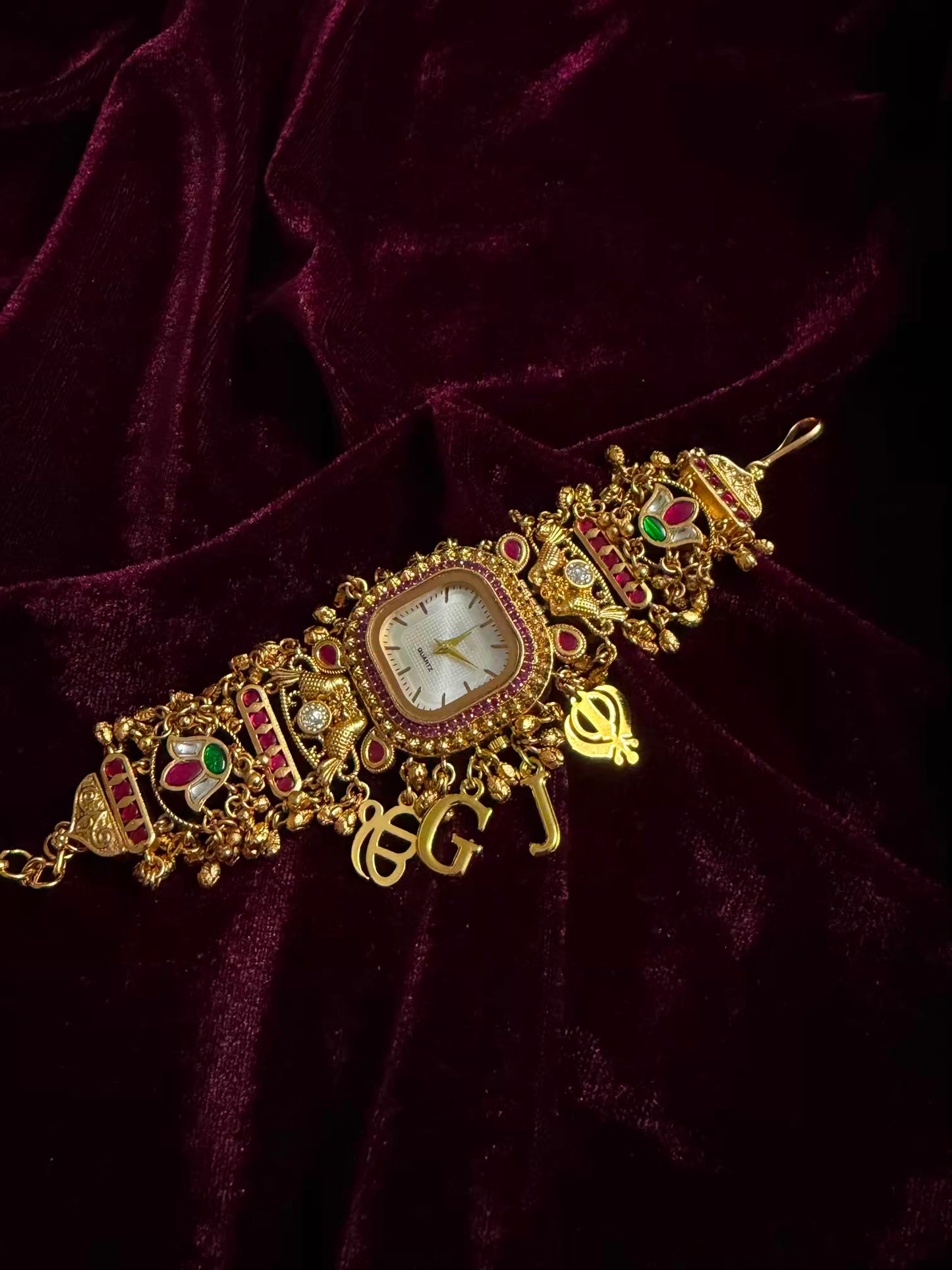 Rangrez Royale Heritage Watch Rakhi in Premium Swarovski (Free Initial)