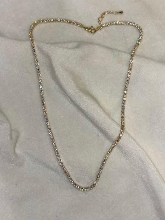 Tennis Necklace 18K Gold Plated Premium Necklace