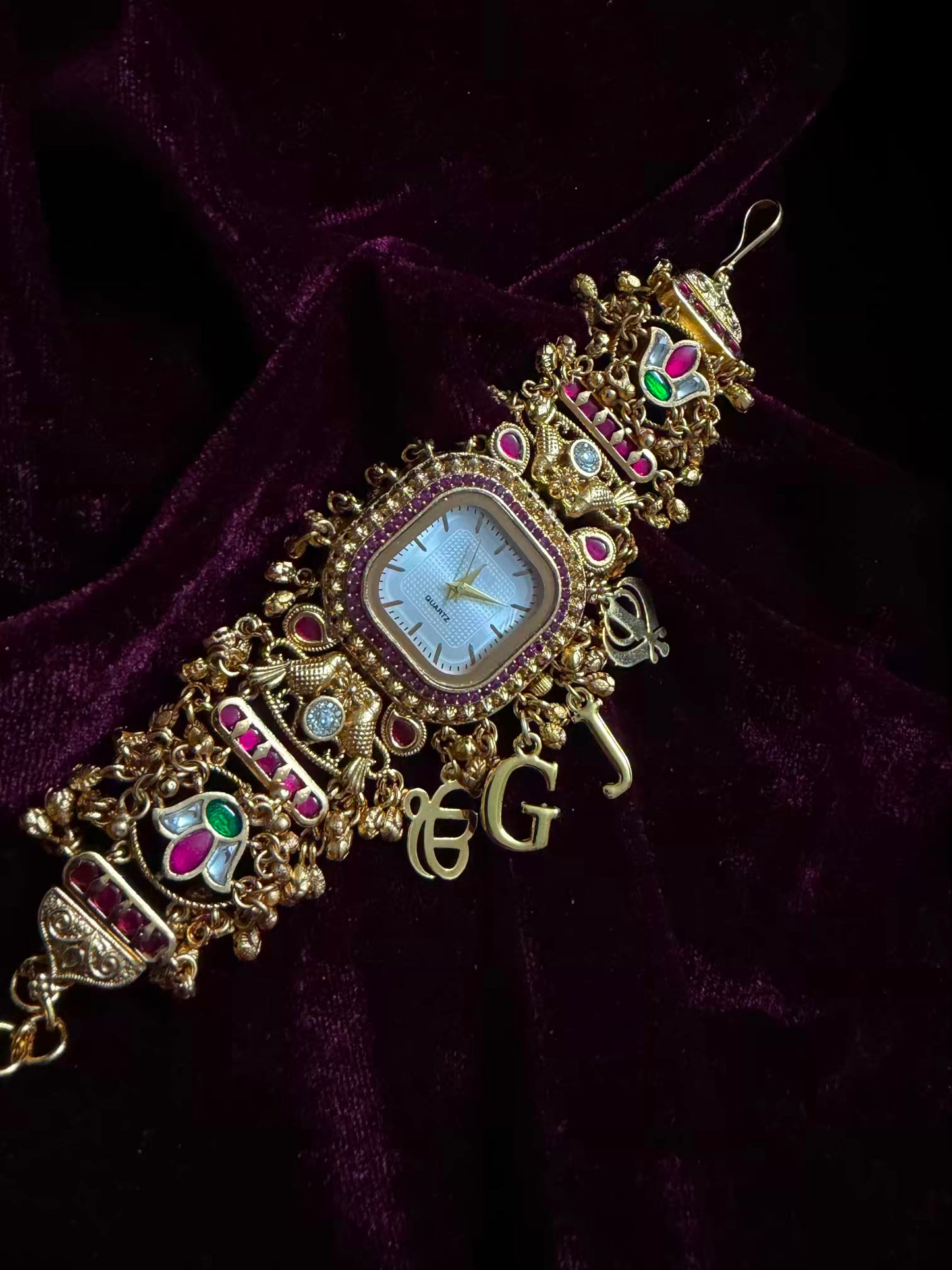 Rangrez Royale Heritage Watch Rakhi in Premium Swarovski (Free Initial)
