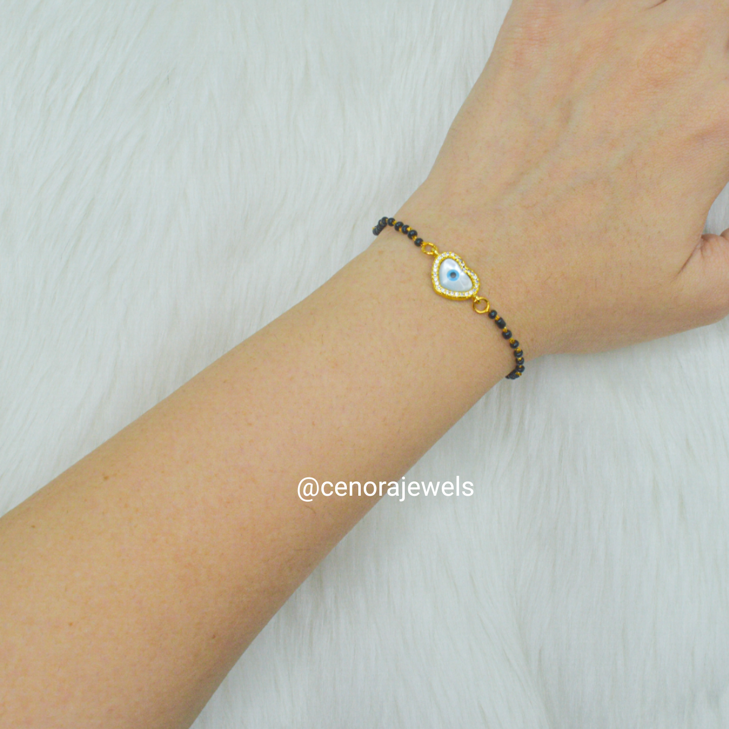Designer hand mangalsutra bracelet for women