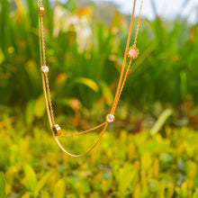 Load image into Gallery viewer, Alternate Roman Long Layered Chain Necklace
