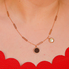 Load image into Gallery viewer, Dual Roman Necklace - Rose Gold

