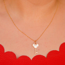 Load image into Gallery viewer, Mickey Mouse Key Necklace - Gold
