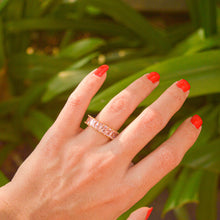Load image into Gallery viewer, Light Pink Infinity Band Ring ( Gold )
