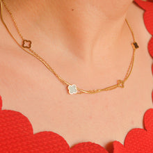 Load image into Gallery viewer, Clover Layered Necklace - Gold
