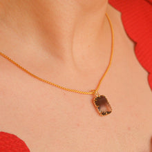 Load image into Gallery viewer, Black Gradient in 24K Gold Plated Chain Necklace

