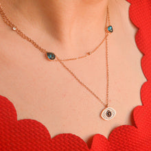 Load image into Gallery viewer, Dual Layered Trending Evil Eye Necklace
