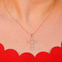 Load image into Gallery viewer, Celebrity Jesus Cross Diamonds Necklace
