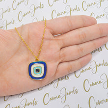 Load image into Gallery viewer, Evil Eye Necklace Abstract Collection
