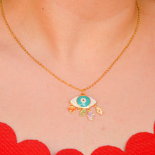 Load image into Gallery viewer, Charms Evil Eye Necklace
