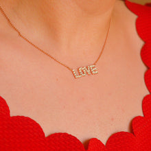 Load image into Gallery viewer, LOVE Necklace - Rose Gold
