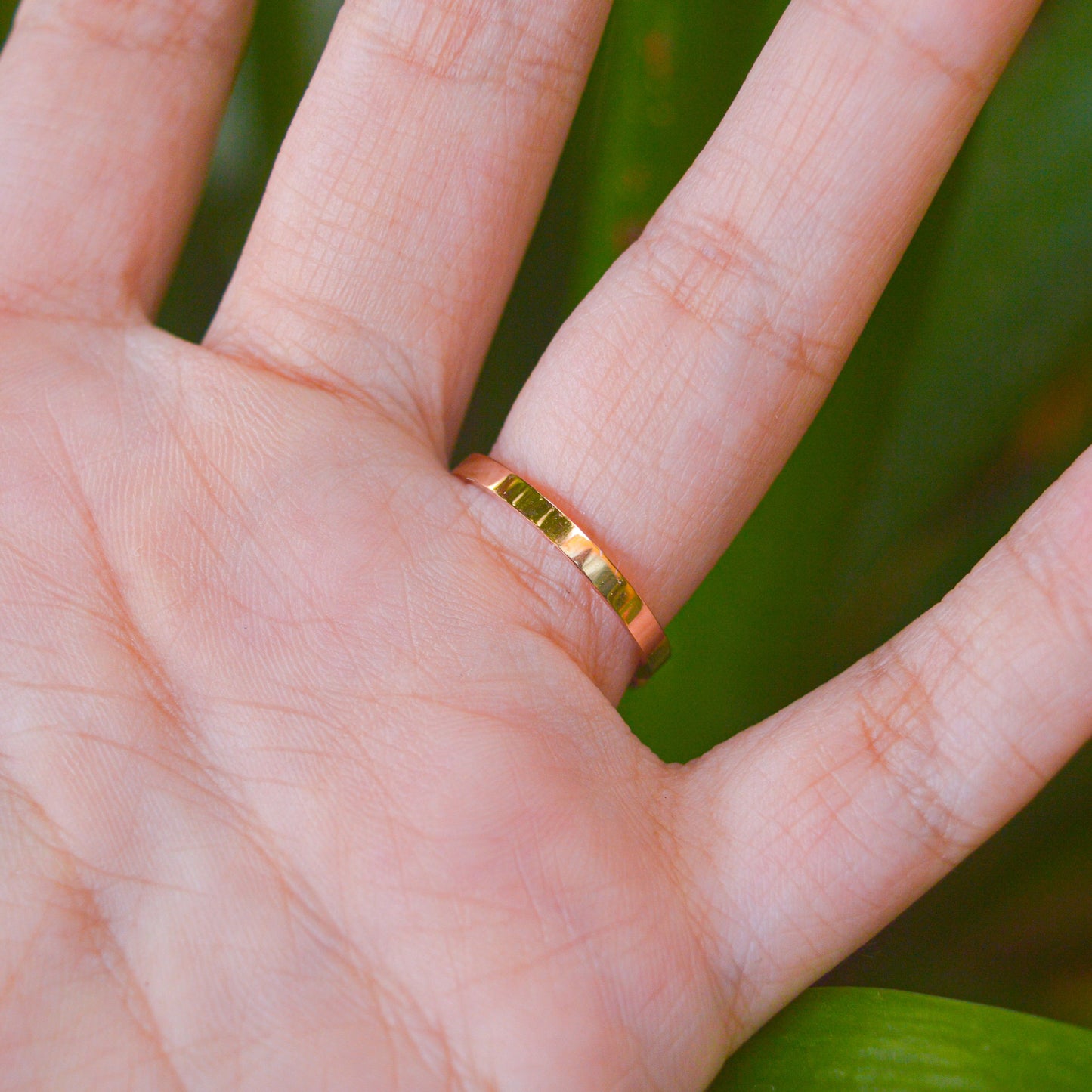 Roman Reversible White and Black Ring ( Rose Gold )