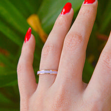 Load image into Gallery viewer, Pearl Band Ring ( Rose Gold )
