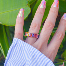 Load image into Gallery viewer, Infinity Band Colourful Ring
