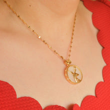Load image into Gallery viewer, Antler Deer Necklace - Gold
