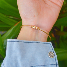 Load image into Gallery viewer, Planets Stars Charm Kadha Bangle Bracelet - Rose Gold

