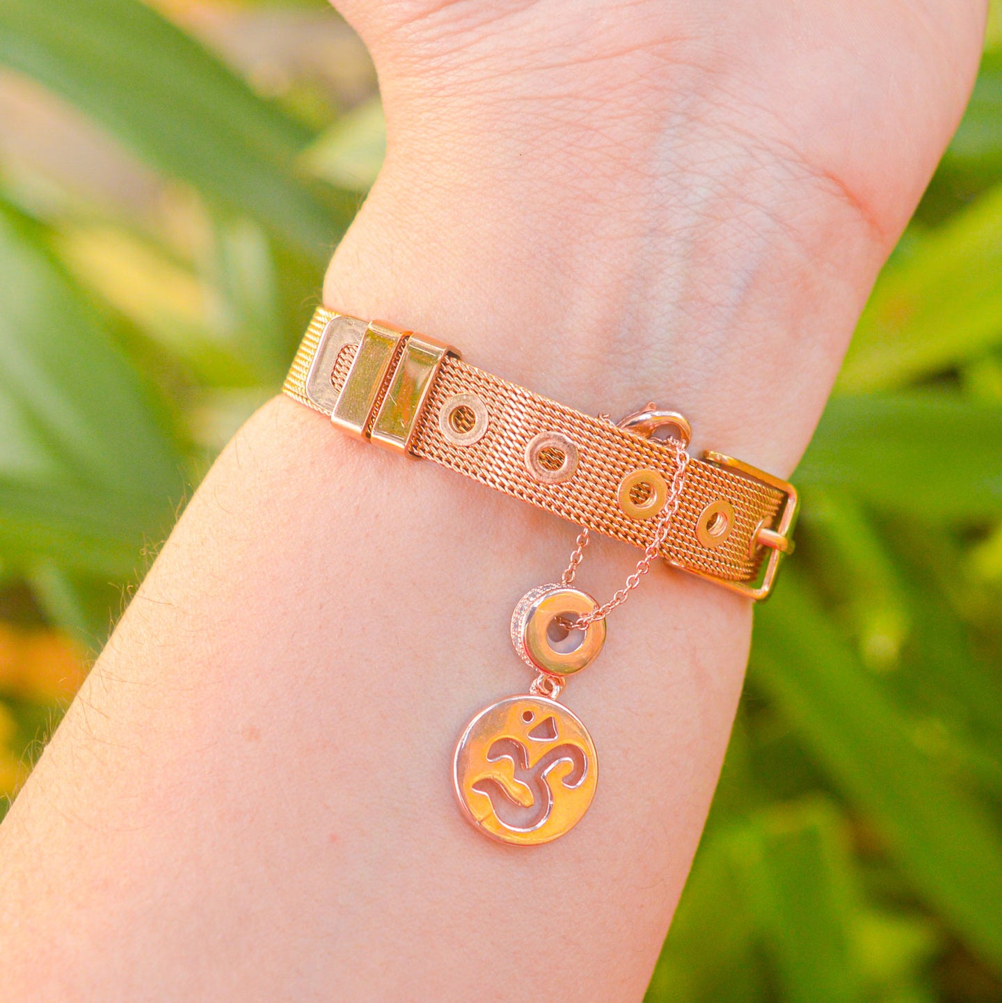 Om Watch Charm ( Rose Gold / Gold / Silver )