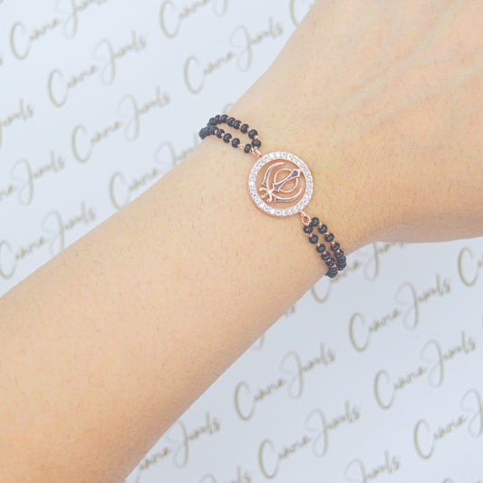 Khalsa Khanda Bracelet- Rose Gold